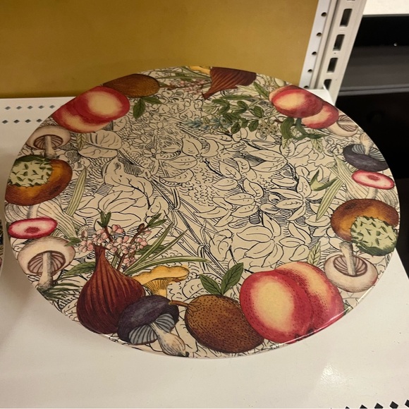 NWT John Derian Target Tossed Fruit Melamine Cake Stand - Picture 2 of 4